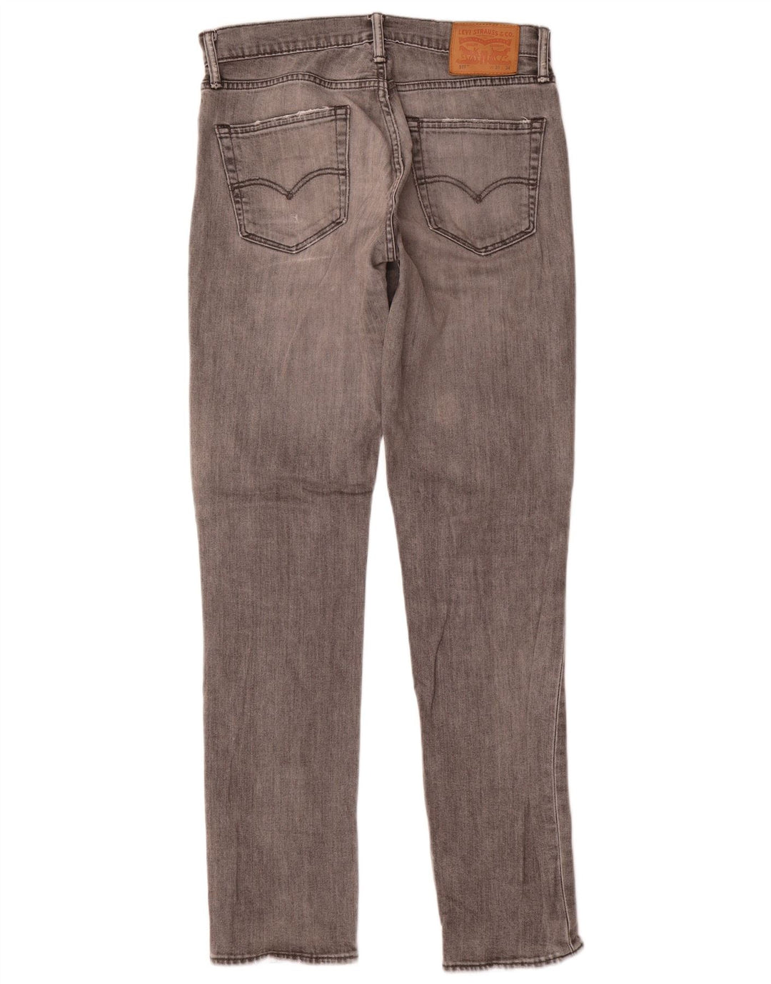 Levi's Herre 511 Slim Jeans W31 L34 Grå Bomuld