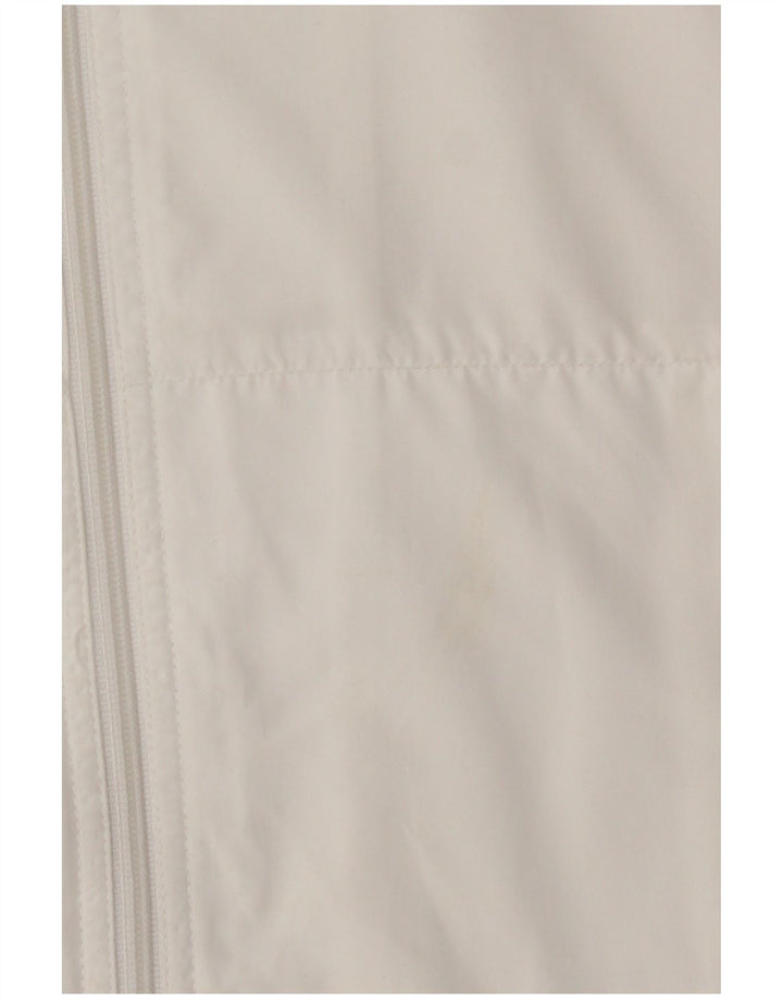 Reebok træningsdragt topjakke til kvinder UK 14 Large White Colourblock Polyester