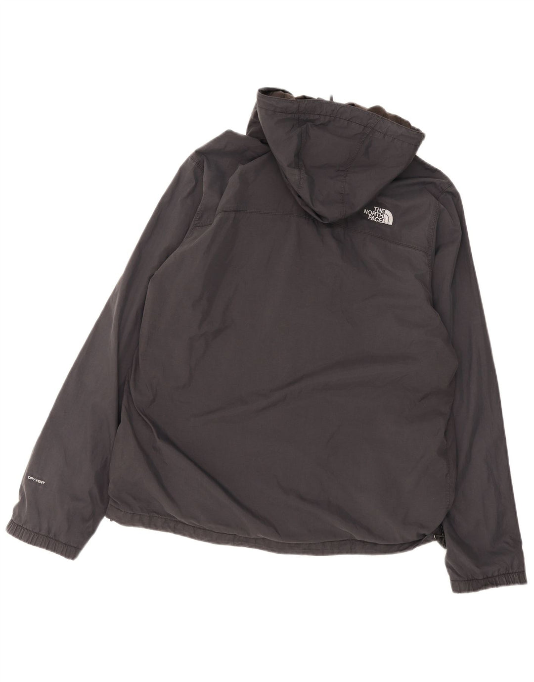 The North Face Regnjakke med hætte til mænd UK 40 Stor sort nylon