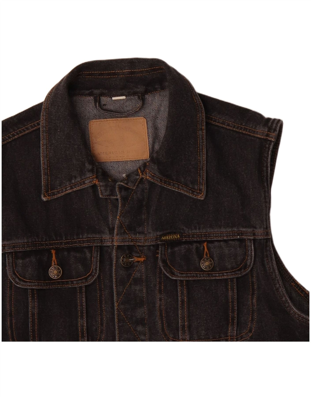 Arizona Boys Denim Gilet 13-14 år Grå bomuld
