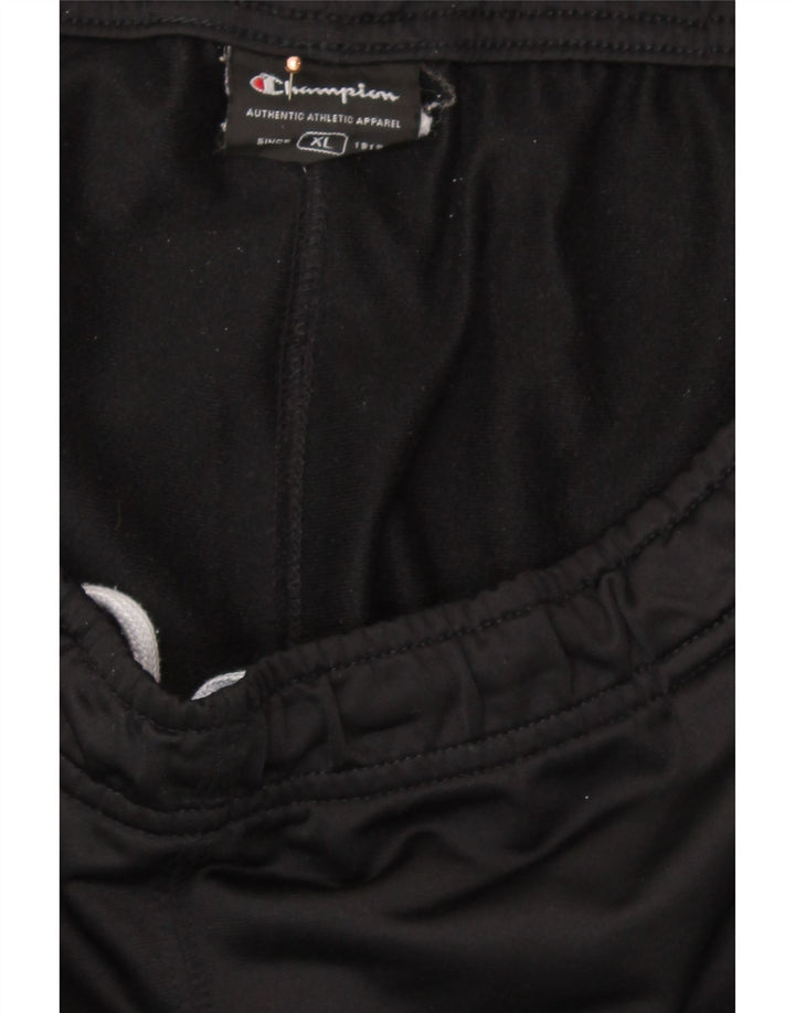 CHAMPION Mens Tracksuit Trousers XL  Black Polyester Vintage Champion and Second-Hand Champion from Messina Hembry 