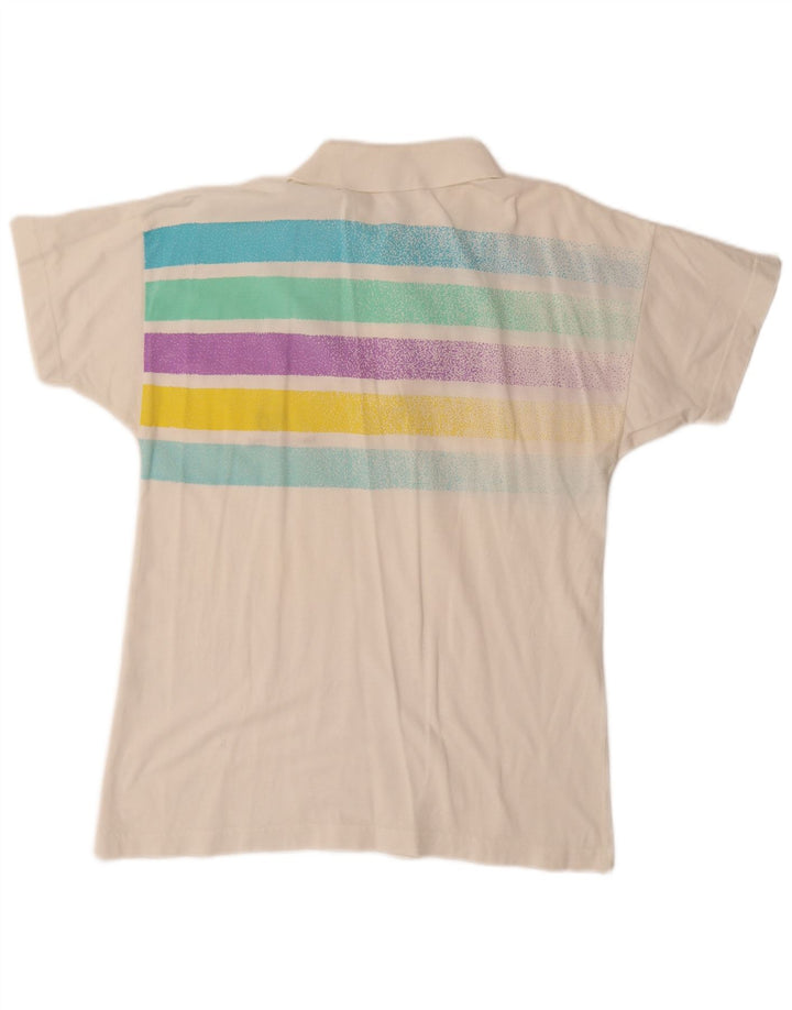 SERGIO TACCHINI Herre poloshirt Lille hvid stribet bomuld