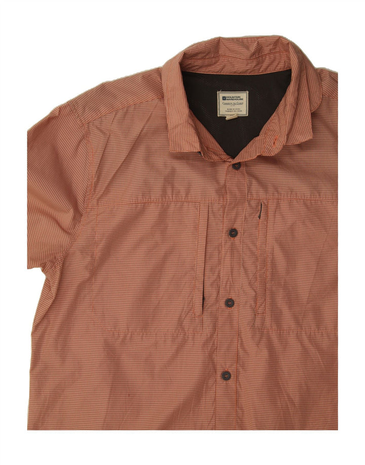 MOUNTAIN WAREHOUSE Mens Shirt Large Red Houndstooth Vintage Mountain Warehouse and Second-Hand Mountain Warehouse from Messina Hembry 