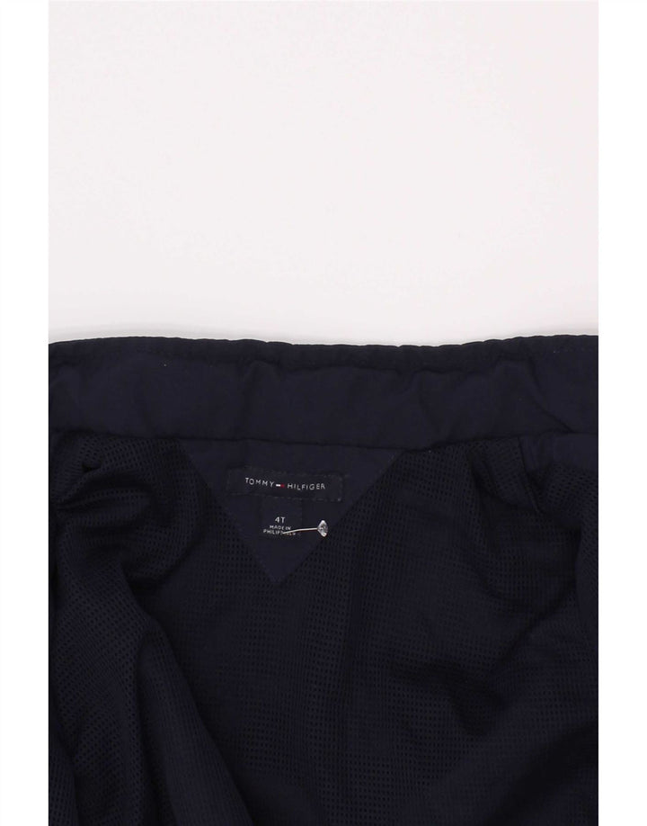 Tommy Hilfiger drenge grafisk bomberjakke 3-4 år marineblå polyester