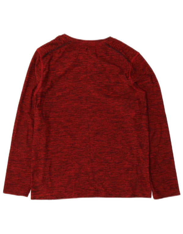 Russell Athletic Boys Dri-Power Top Langærmet 7-8 år Medium Maroon