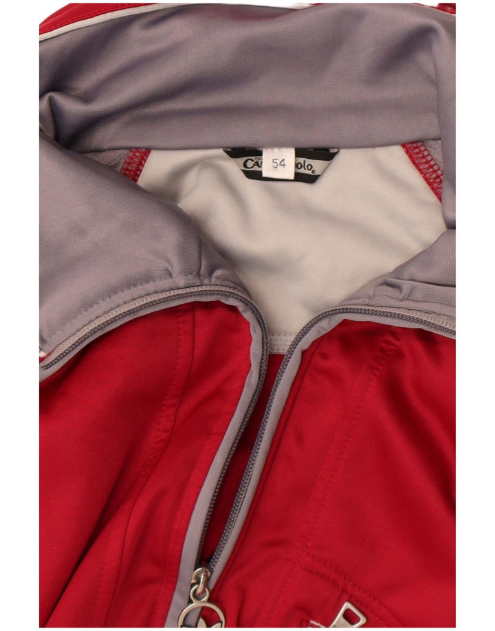 Campagnolo Herre træningsdragt Topjakke IT 54 XL Rød Colourblock Polyester