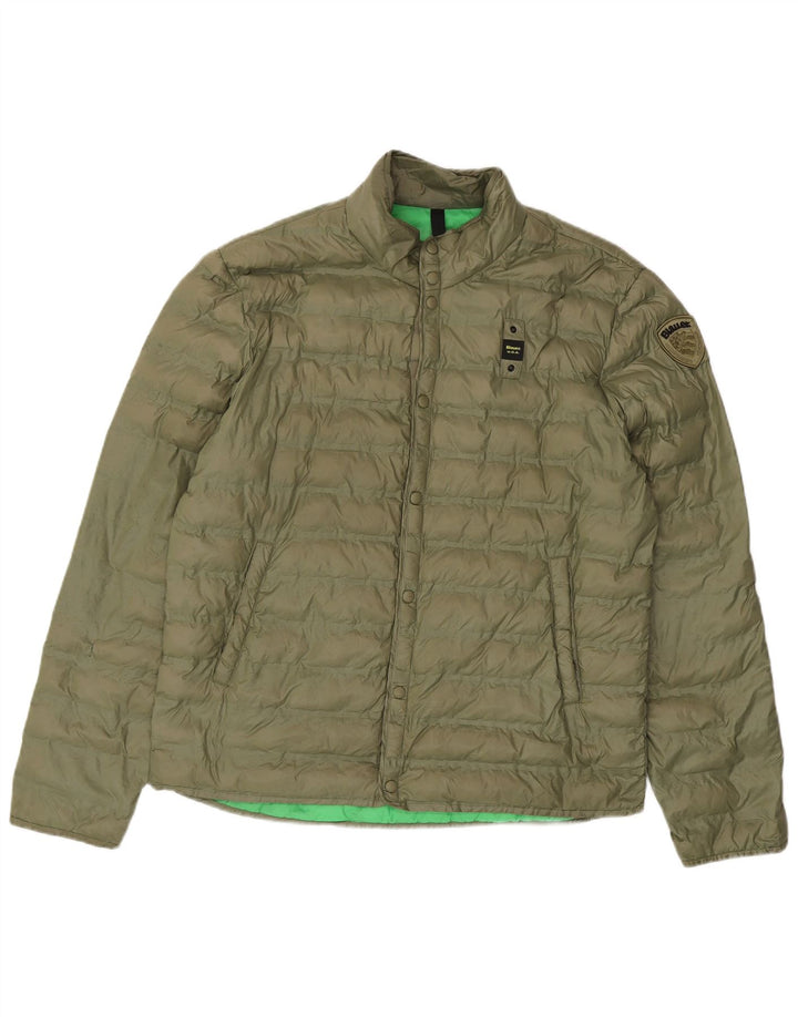 Blauer Polstret Herrejakke UK 42 XL Khaki Polyamid