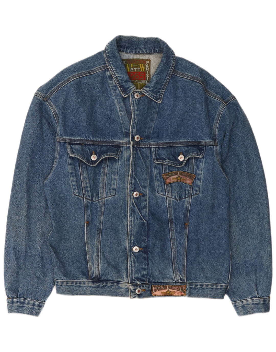 Compagnie Herre Denim Jacket UK 40 Large Blue