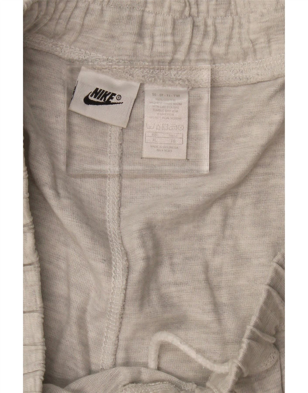 NIKE Mens Tracksuit Trousers XL  Grey Cotton