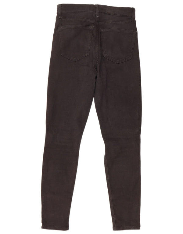 Topshop Womens Jamie Distressed Skinny Jeans  W26 L26 Black Cotton