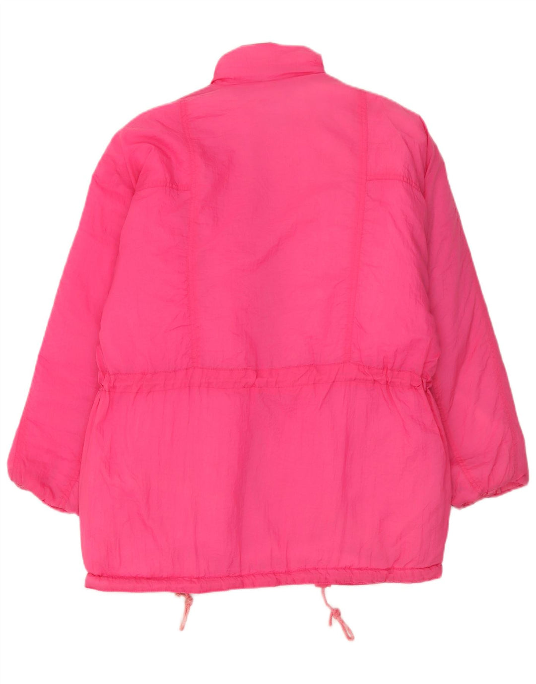 Vintage piger grafisk skijakke 15-16 år Pink polyamid