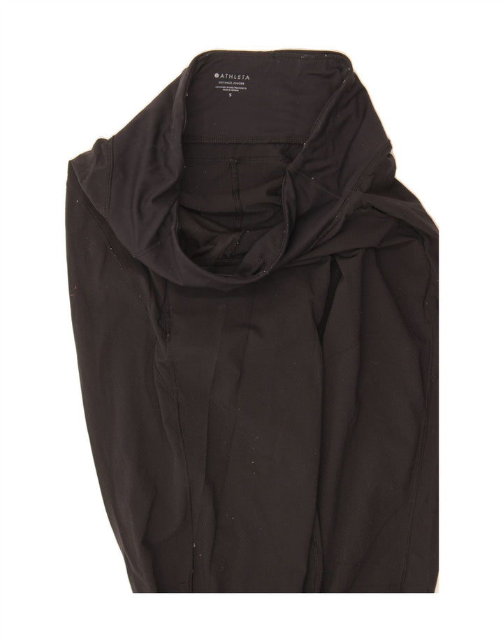 ATHLETA Womens Tracksuit Trousers Joggers UK 10 Small Black Polyester Vintage Athleta and Second-Hand Athleta from Messina Hembry 