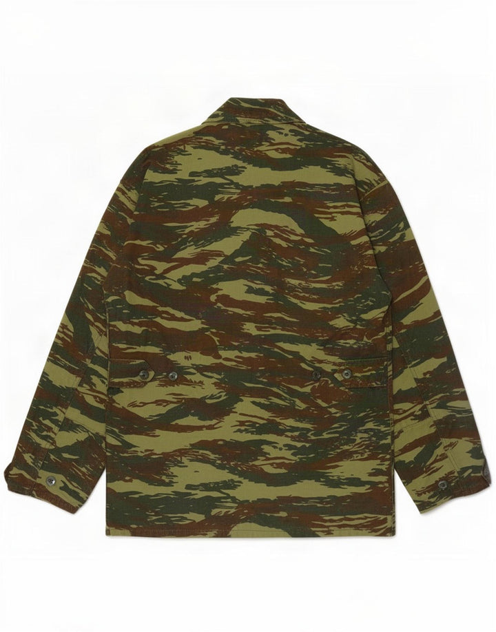 Vintage Herre Utility Jacket UK 38 Medium Green Camouflage