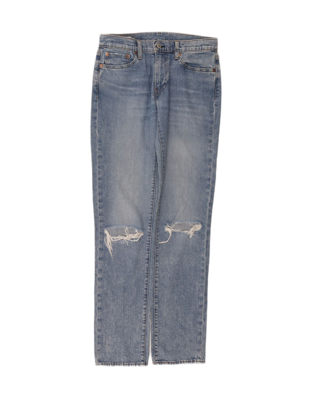 Levi's Herre 511 Distressed Slim Jeans W30 L34 Blå