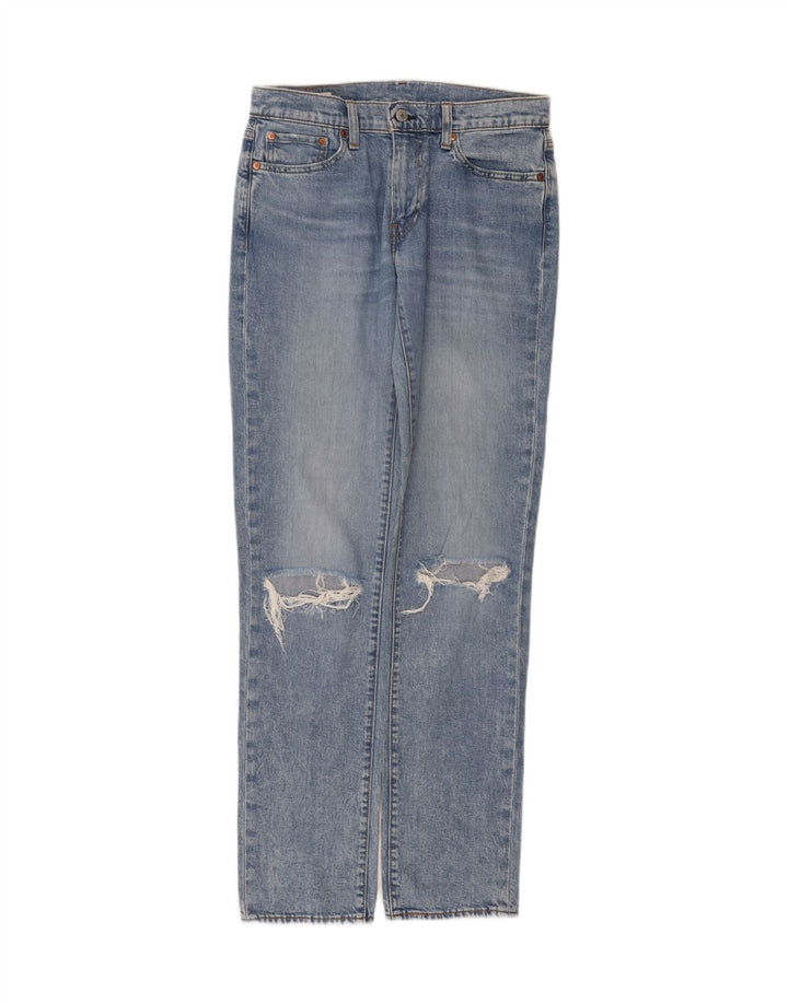 Levi's Herre 511 Distressed Slim Jeans W30 L34 Blå