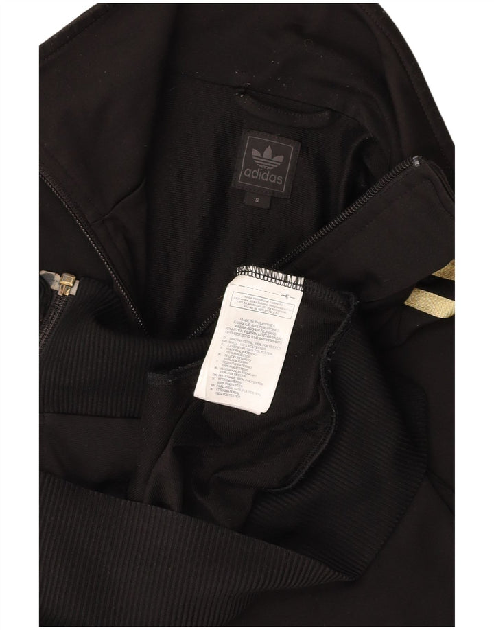 ADIDAS Træningsdragt til mænd, topjakke, lille sort polyester