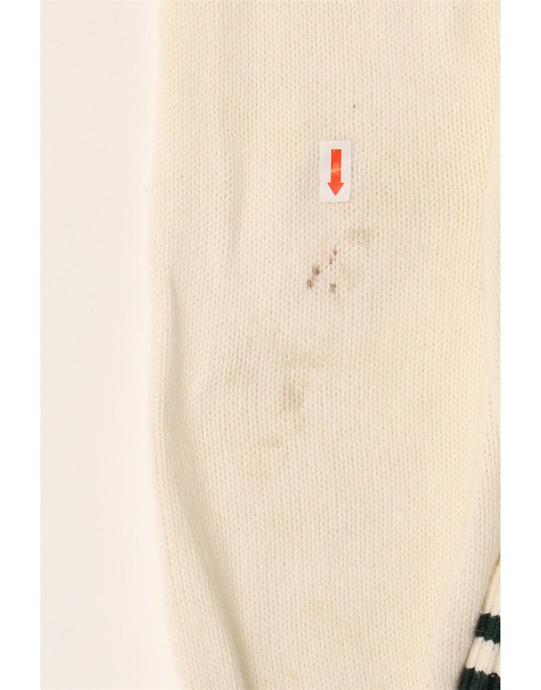 HOLLISTER Kvinde Boxy Oversized Jumper Sweater med rund hals UK 6 XS Off White