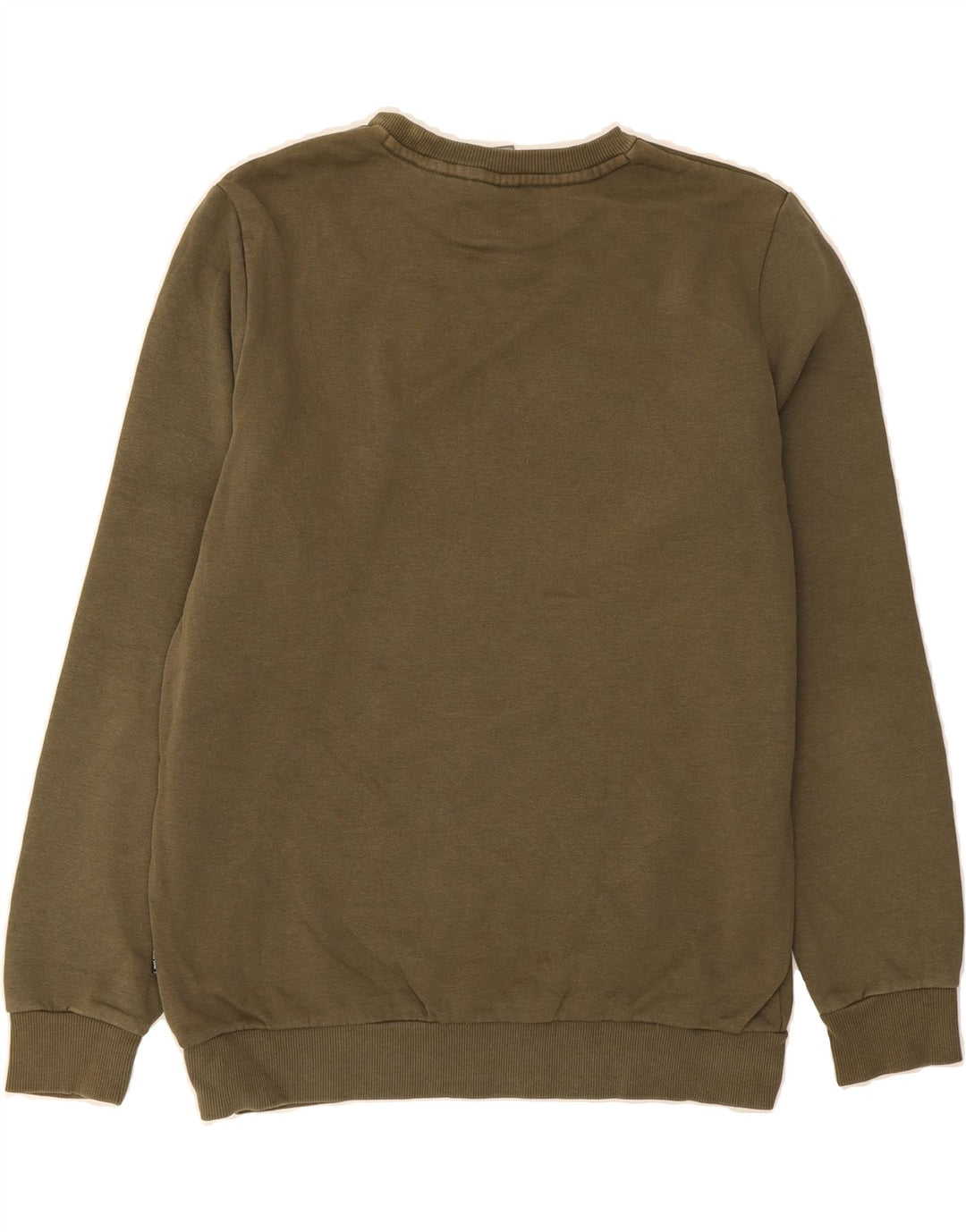 PUMA Mens Graphic Sweatshirt Jumper Medium Green Vintage Puma and Second-Hand Puma from Messina Hembry 
