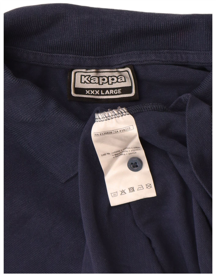 Kappa herre poloskjorte 3XL marineblå bomuld
