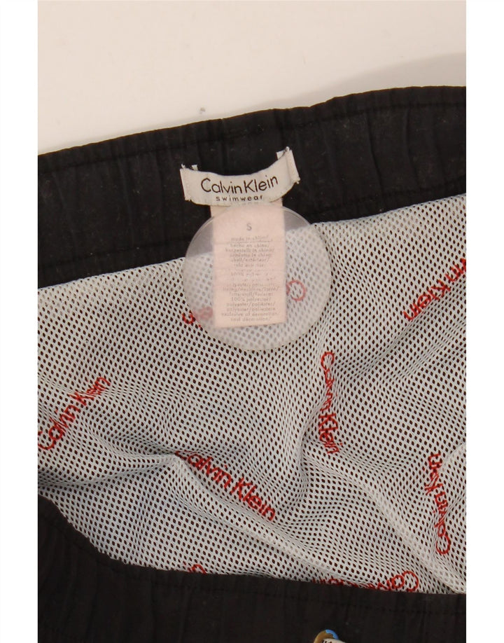 Calvin Klein Herre grafiske svømmeshorts Små sorte polyester