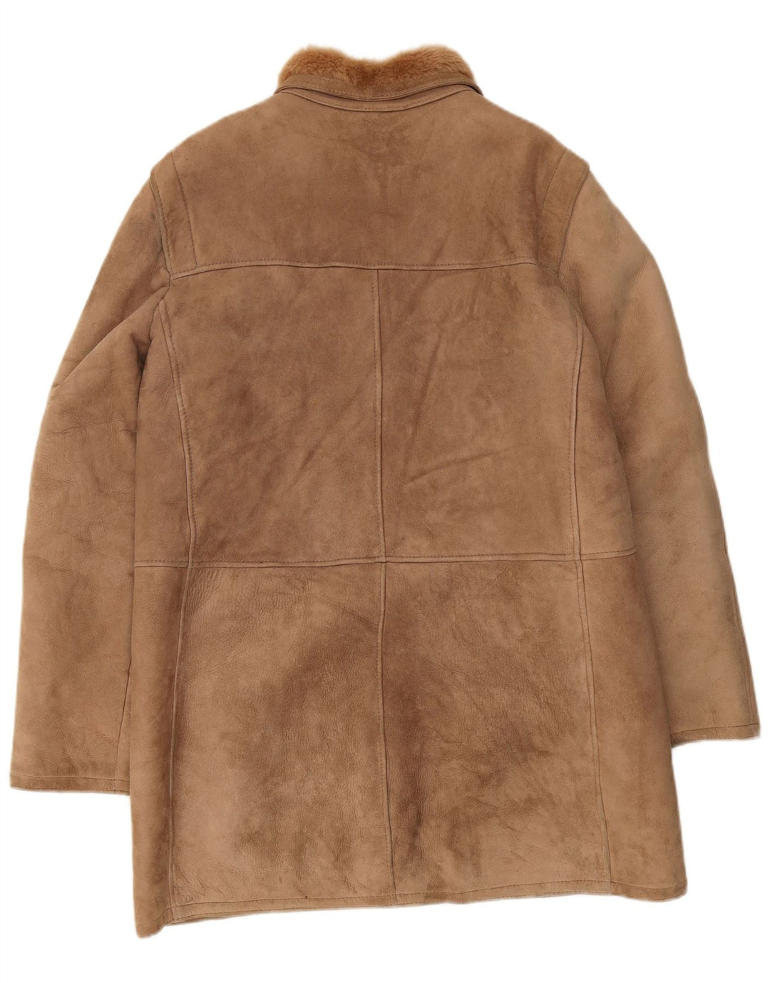 Vintage Herre Shearling Jacket IT 54 2XL Brun