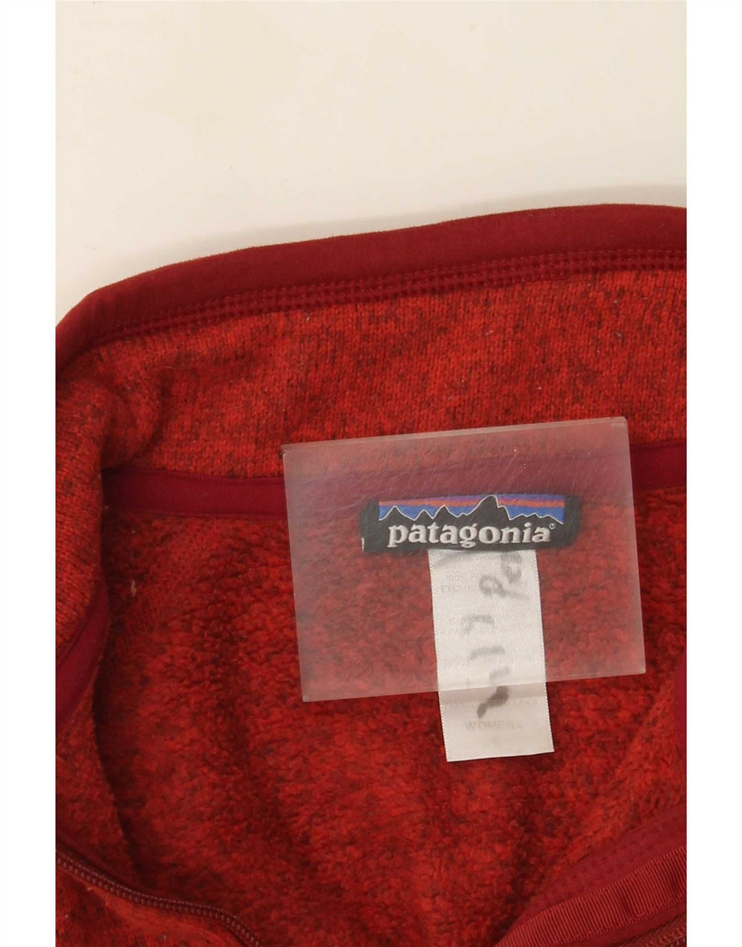 Patagonia Dame træningsdragt Topjakke UK 10 Lille Rød Flecked Polyester
