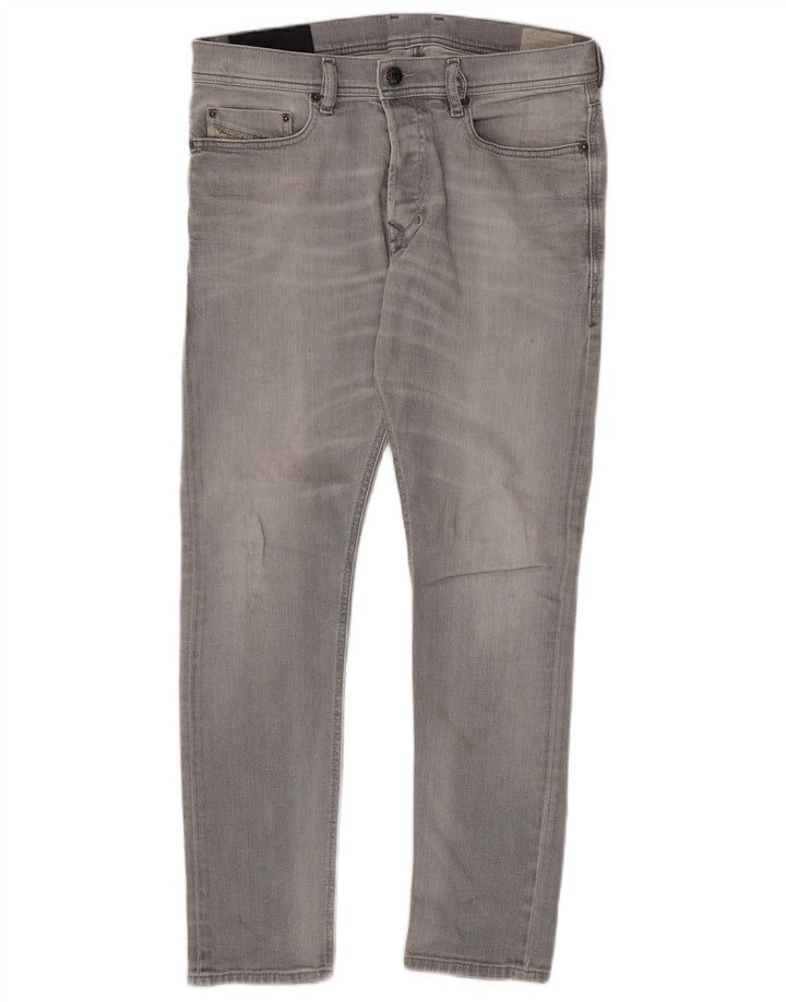 Diesel Herre Slim Jeans W31 L30 Grå Bomuld