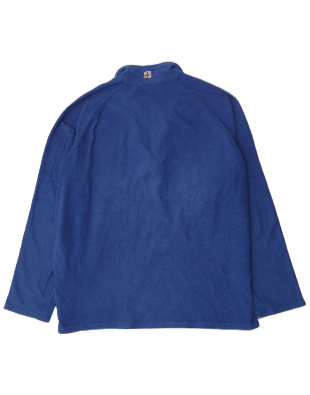 Mountain Warehouse Herre Fleece Jumper med lynlås XL Blå Polyester