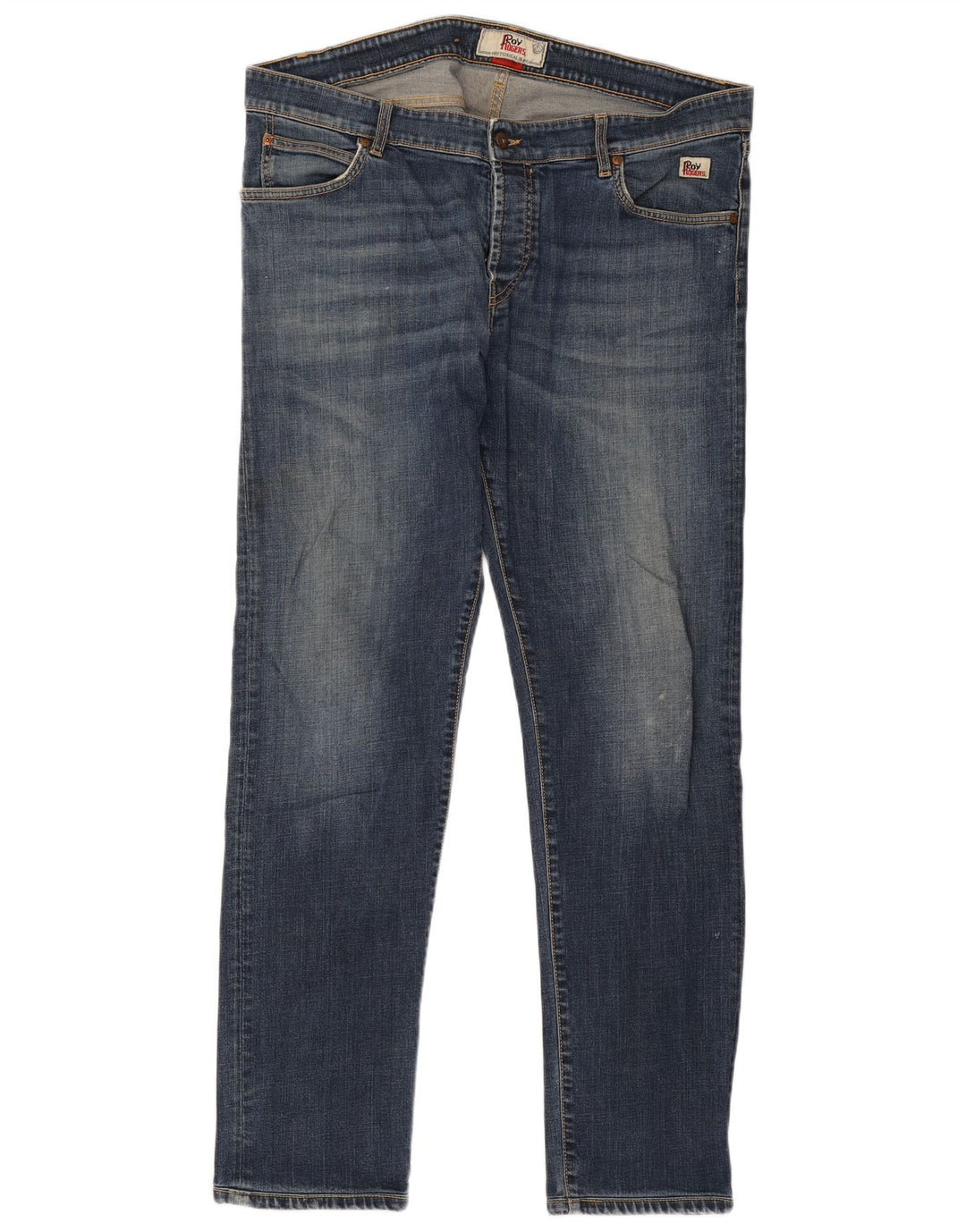 Roy Rogers Slim Jeans til mænd W42 L33 blå bomuld