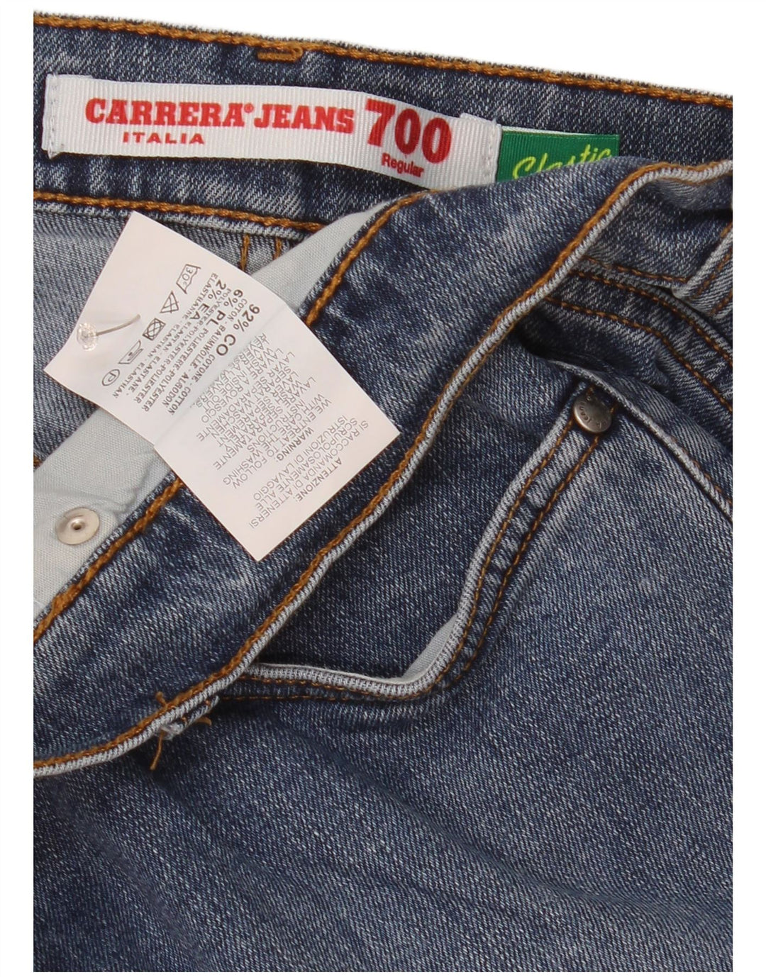 Carrera Herre 700 Straight Jeans W35 L35 Blå Bomuld