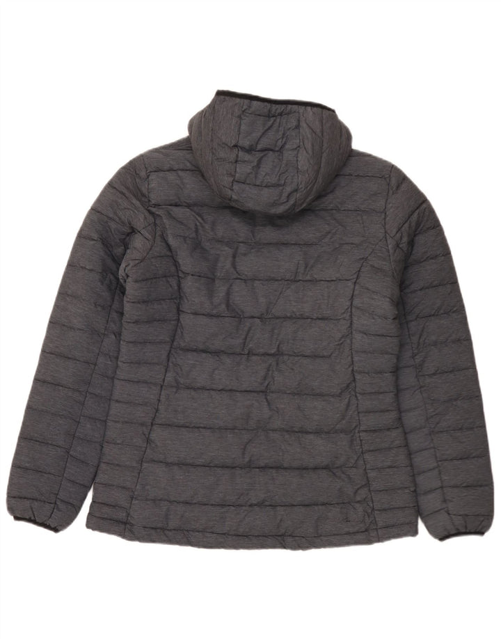 MC Kinley Dame Hætte Polstret Jakke UK 14 Medium Grå Polyamid