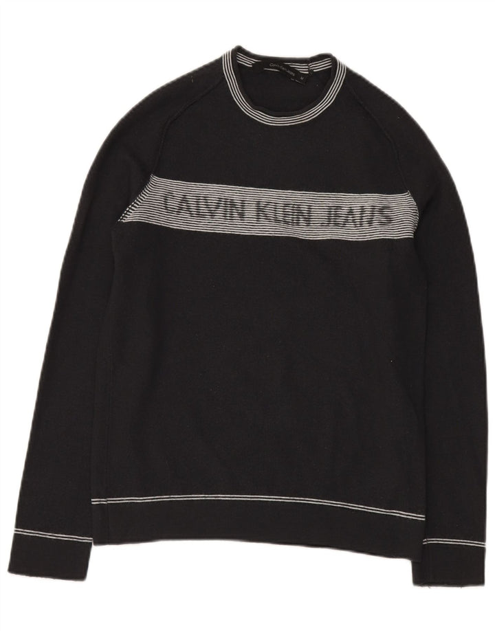 CALVIN KLEIN JEANS Dame sweater med rund hals DK 10 lille grå
