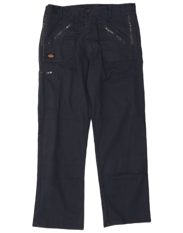 Dickies Straight Cargo bukser til mænd W34 L31 Marineblå polyester