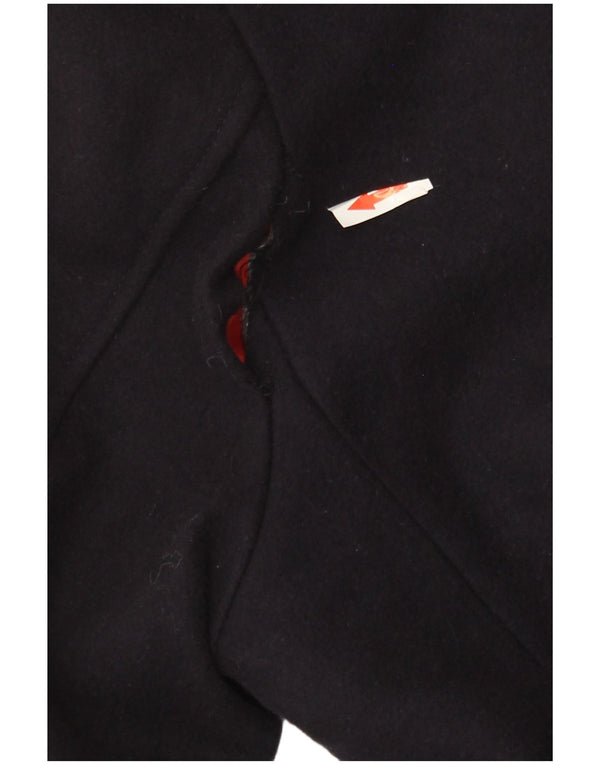 Zara Mens Overcoat UK 44 2XL Navy Blue Polyester