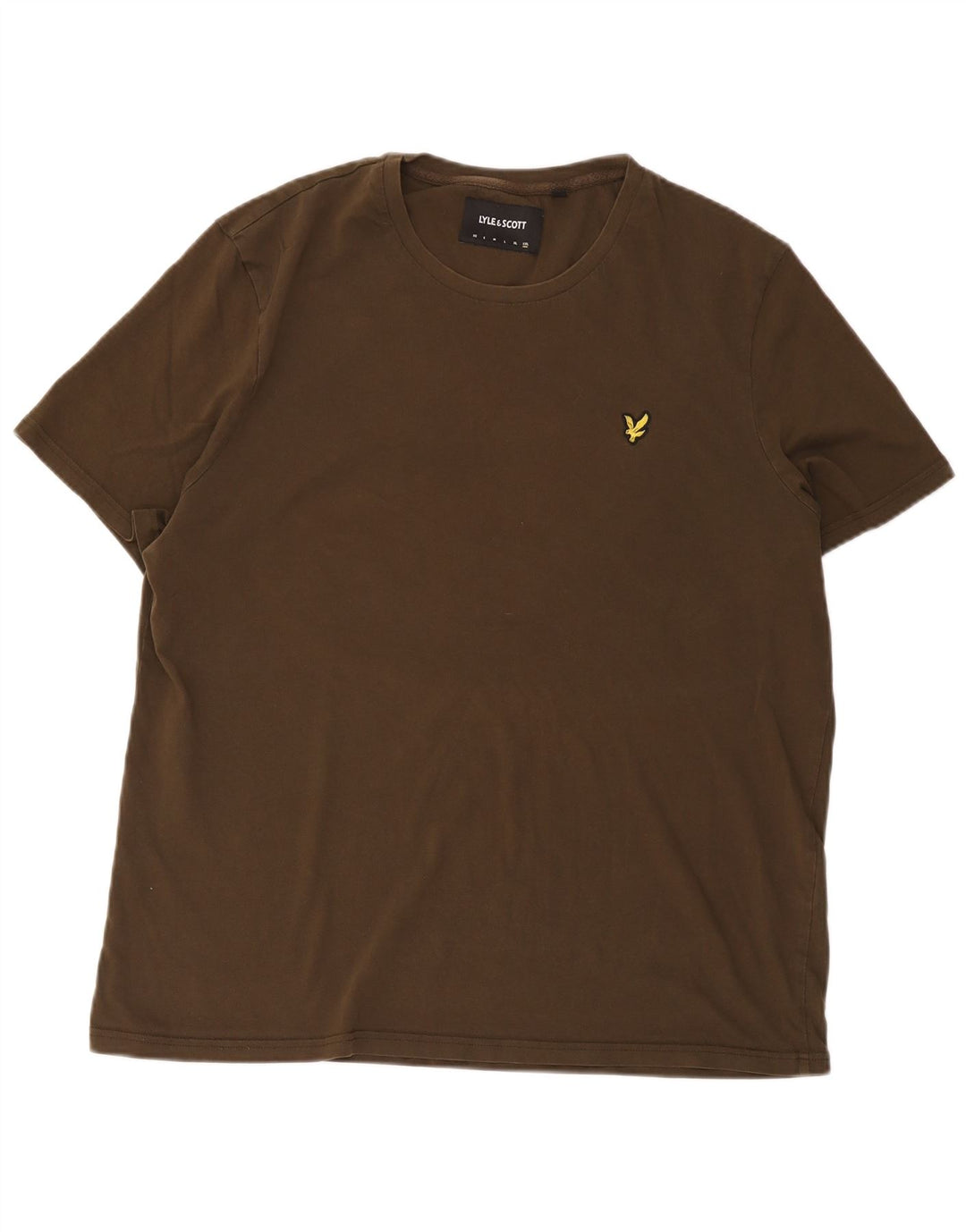 Lyle & Scott Herre T-Shirt Top 2XL Khaki Bomuld