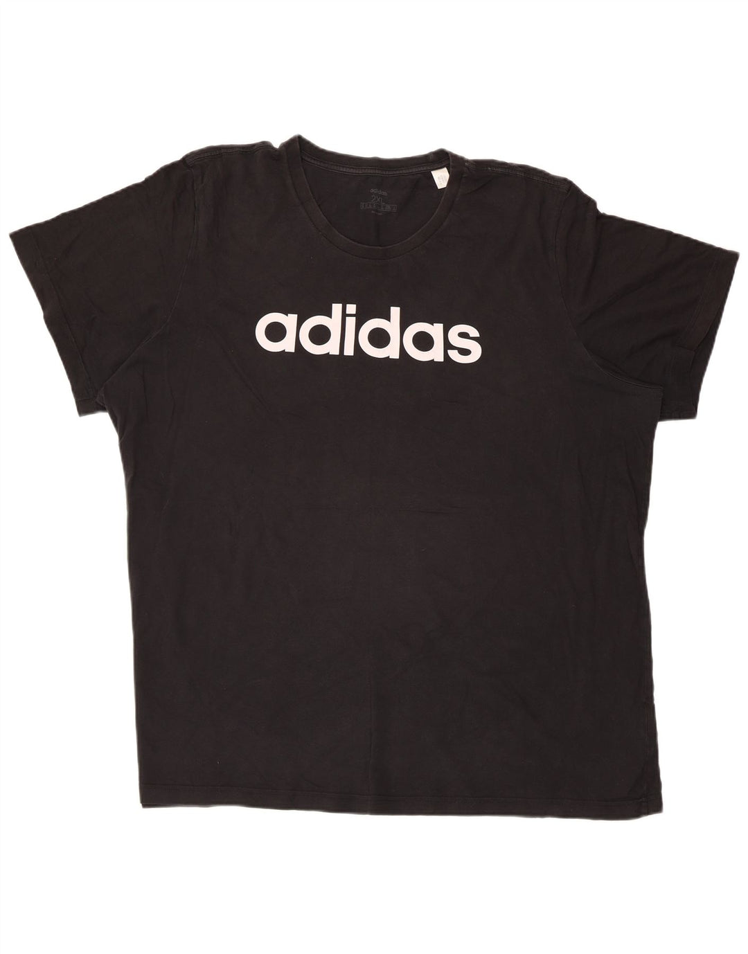 Adidas Grafisk T-shirt top til mænd 2XL sort bomuld