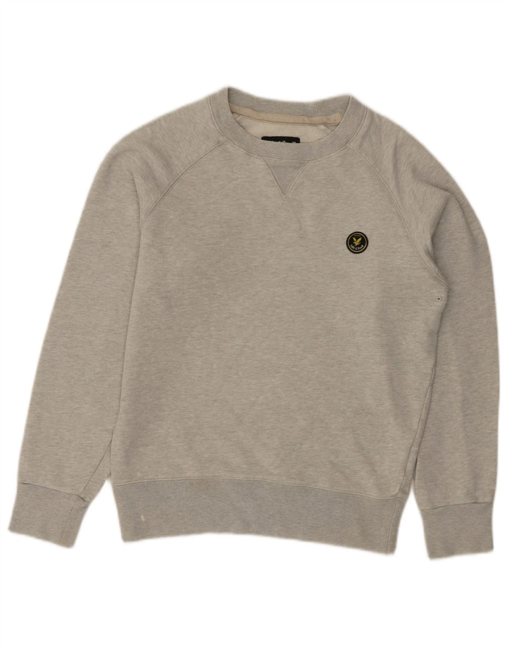 LYLE & SCOTT Sweatshirt til mænd, lille grå bomuld