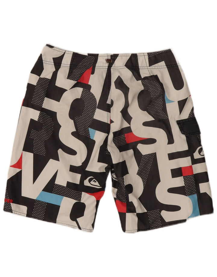 Quiksilver Herre grafiske svømmeshorts Medium Sort Polyester