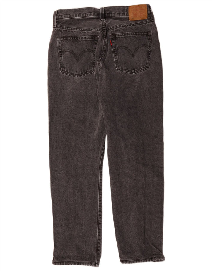 Levi's Dame 501 Straight Jeans W28 L26 Grå Bomuld