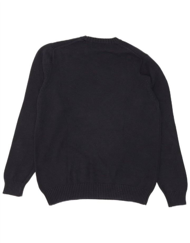 Marks & Spencer Herre Blue Harbor Crew Neck Jumper Sweater Small Navy Blue