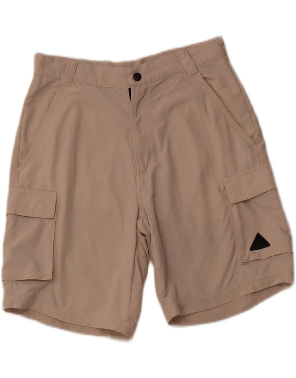 Adidas Herre Cargo Shorts Små W29 Beige Polyamid