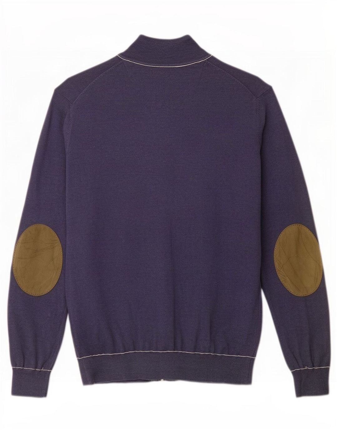 Massimo Dutti Herre Cardigan Sweater Medium Marineblå Bomuld