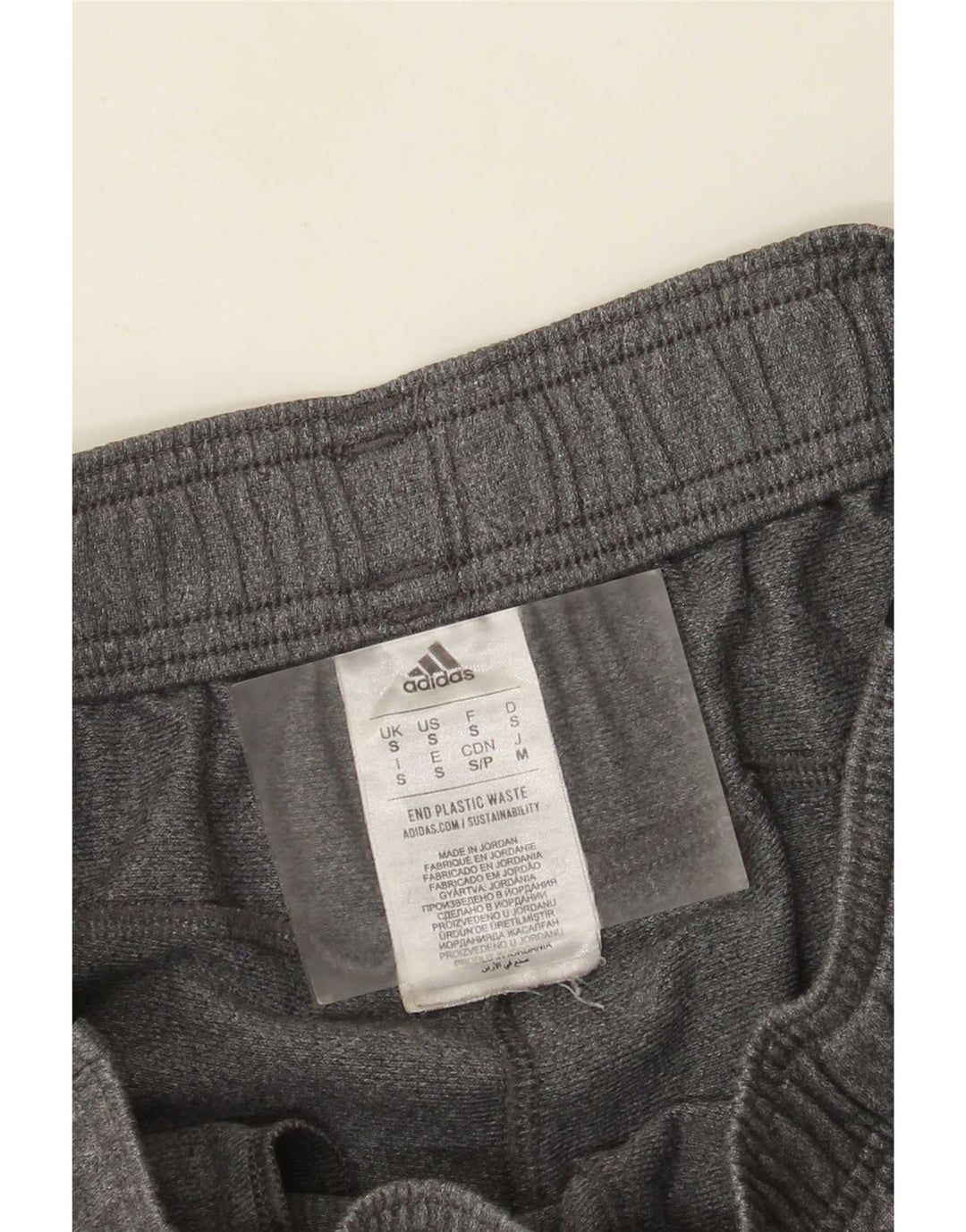 Adidas Dame træningsdragt Bukser Joggers UK 8 Small Grå Polyester