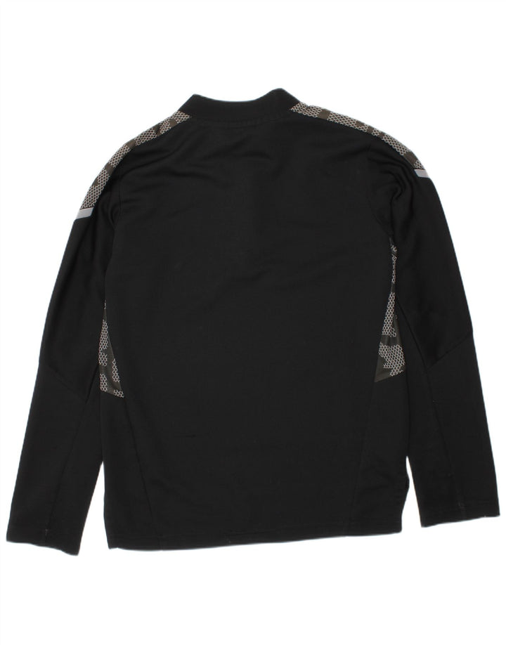 Adidas Boys Graphic Pullover Træningsdragt Top 7-8 år Sort