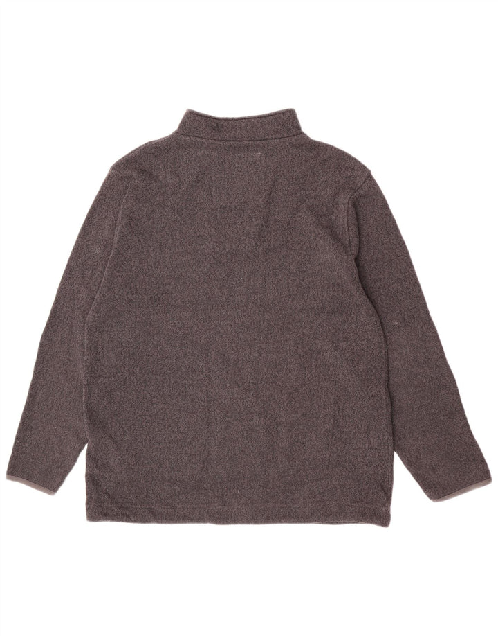 Weird Fish Herre Zip Neck Jumper Sweater 2XL Grå Polyester