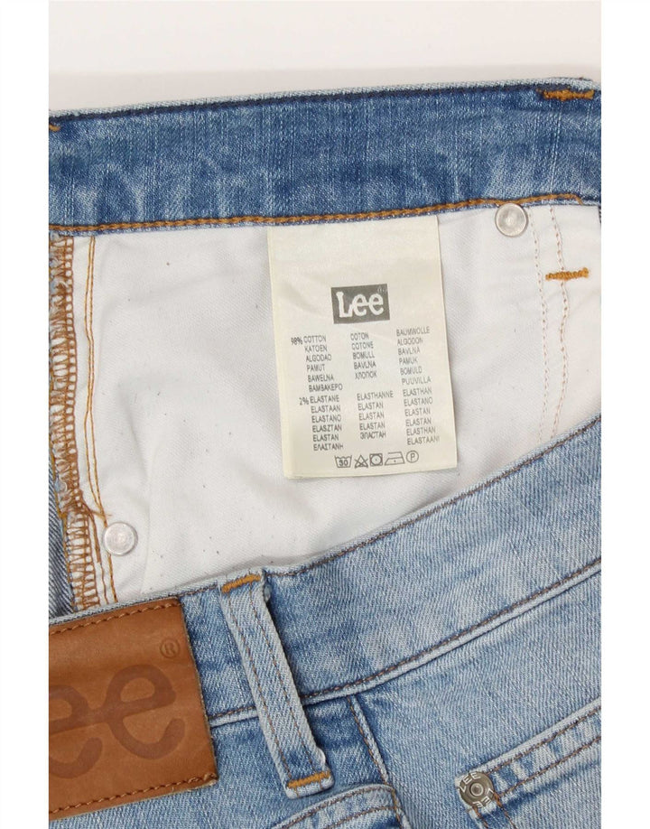 Lee Herre Rider Denim Shorts W31 Medium Blue Bomuld