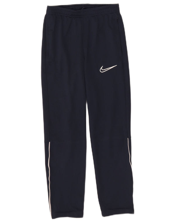 Nike Boys Dri Fit træningsdragt Bukser 8-9 år Små marineblå polyester