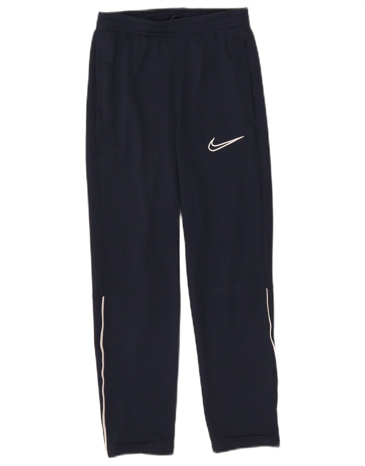 Nike Boys Dri Fit træningsdragt Bukser 8-9 år Små marineblå polyester