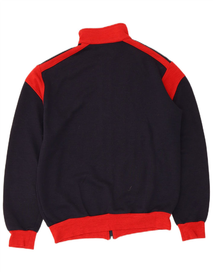 Ellesse Herre træningsdragt topjakke UK 34/36 Small Navy Blue Colourblock