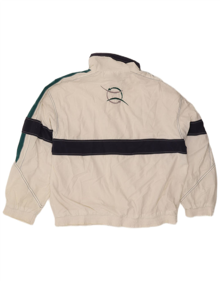 Lotto Herre grafisk træningsdragt Topjakke XL Hvid Colourblock Polyester